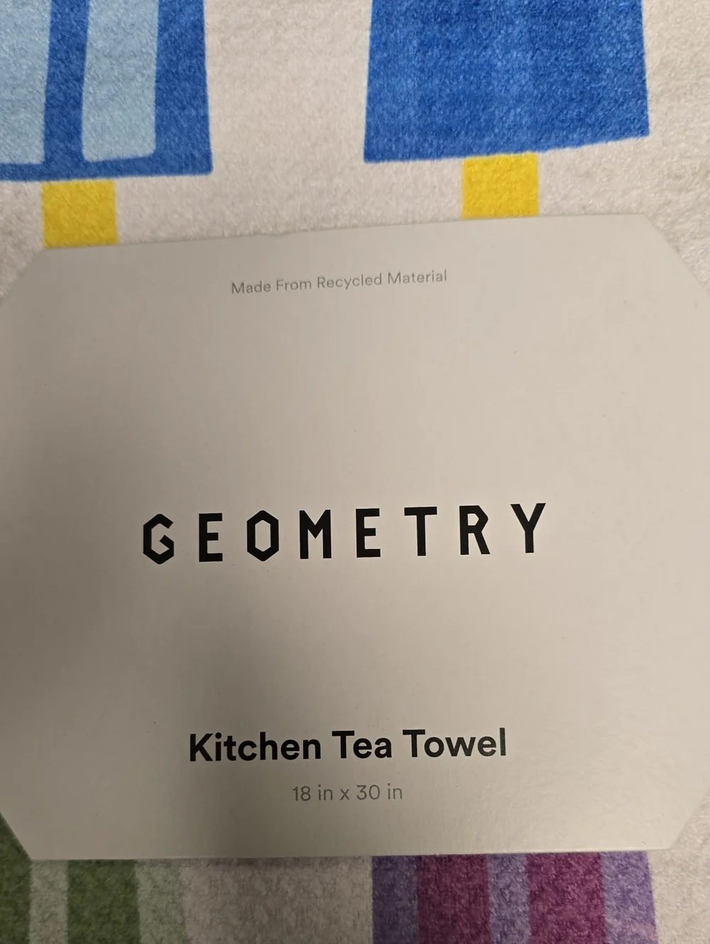 GeometryPoppy Popsicles Tea Towel- NWT